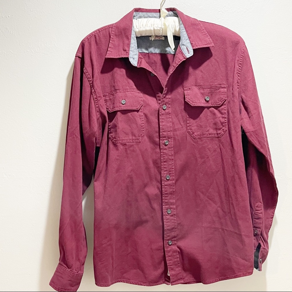 WRANGLER Men's COMFORT FLEX Shirt Denim Twill